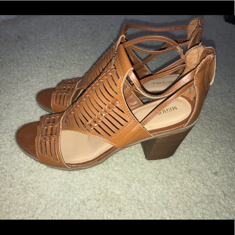 Merona brown heels